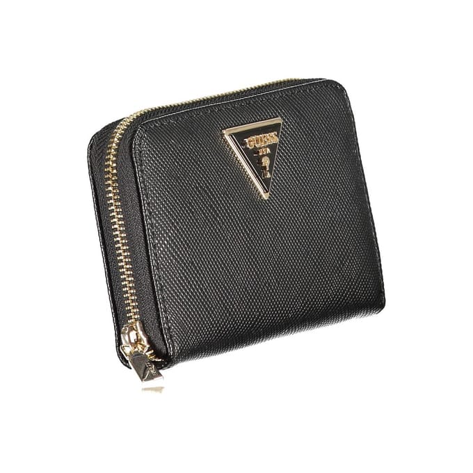 GUESS portemonnee Laurel II SLG Medium Zip Around Wallet Black zwart