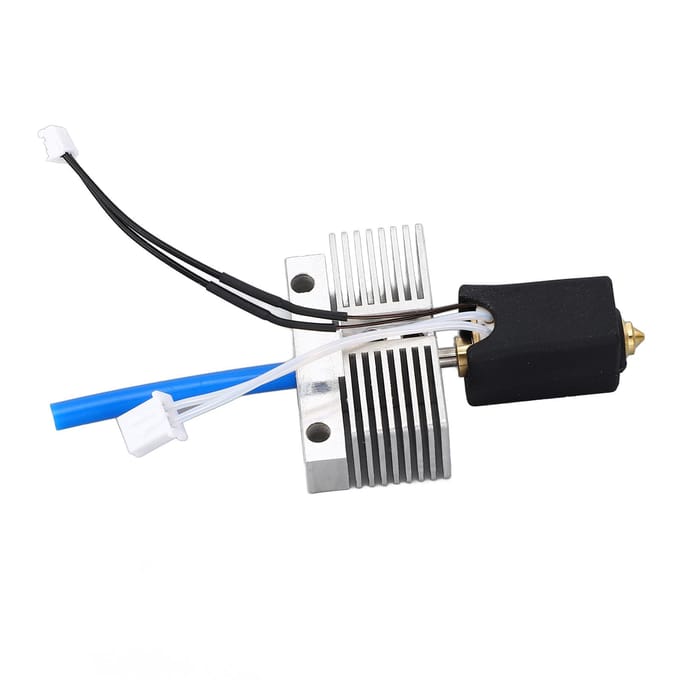 Extruder Hot End Kit Volledig Metalen Kop Verwarmingsblok 0.4mm Messing Nozzle voor Neptune 4 Plus 4 Maximum white