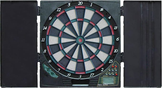 Elektronisch Dartbord met Kast en LCD-scherm