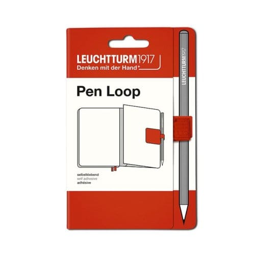 Leuchtturm1917 pen loop zelfklevende pennenlus vos rood
