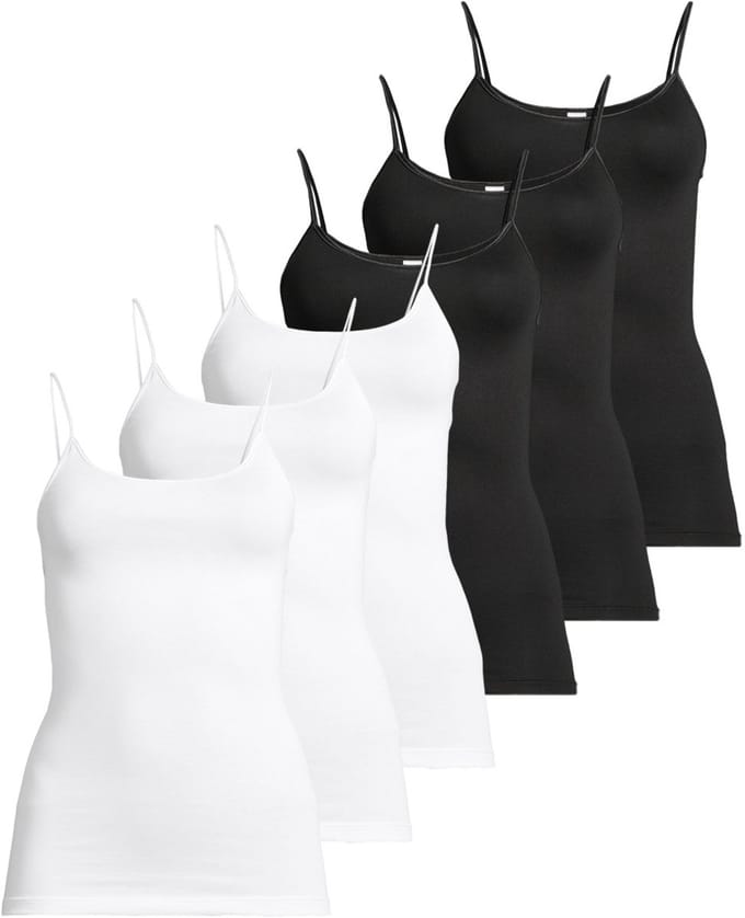 Conta Dames spaghettitop 6 pack Modal