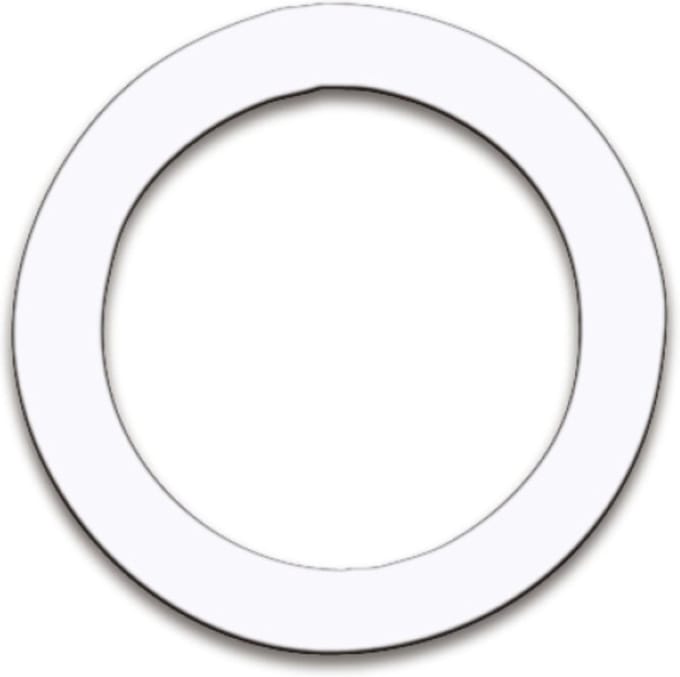 Remo Dynamo Ring 5", wit - Accessoire voor drumvellen