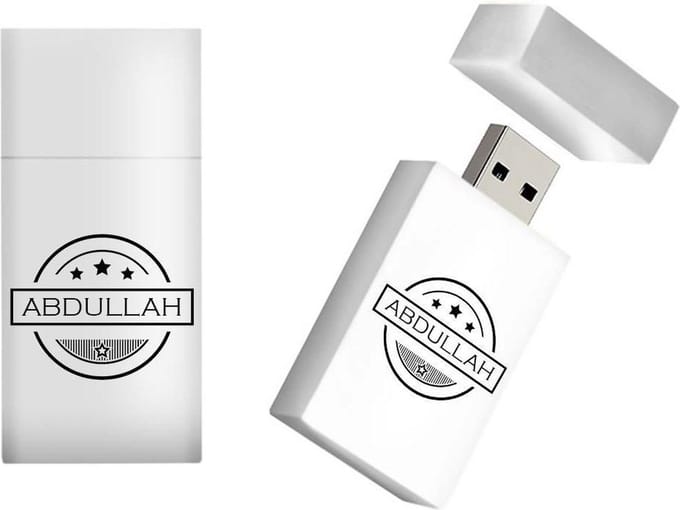 ABDULLAH naam kado verjaardagscadeau cadeau usb stick 16GB - naam cadeau, gefeliciteerd cadeau