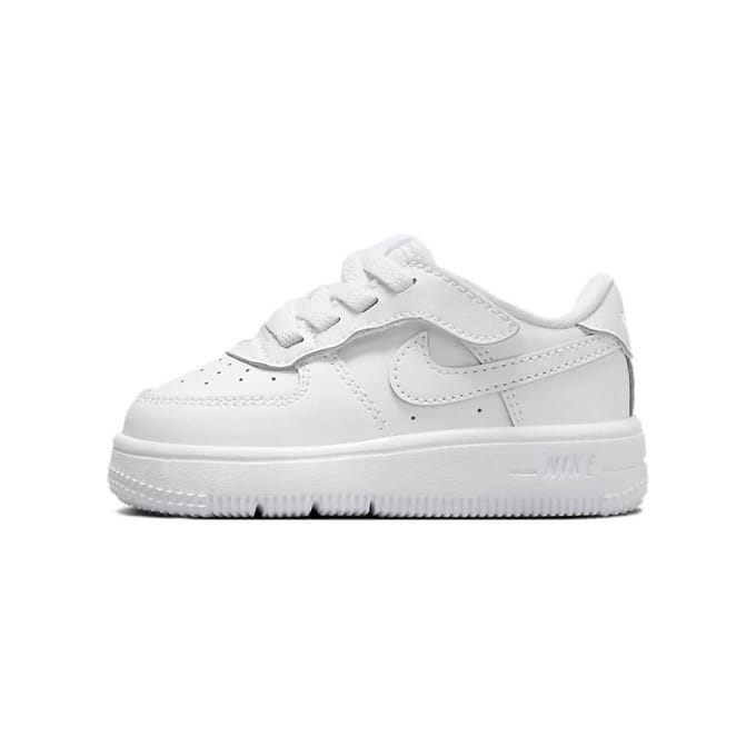 Nike Force 1 Low EasyOn TD Triple White Baby Sneakers FN0236-111 23.5