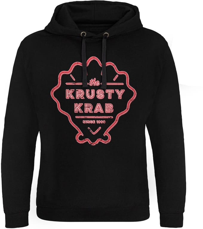 Spongebob The Krusty K-rab -serie sinds 1999 Epic-hoodie zwart