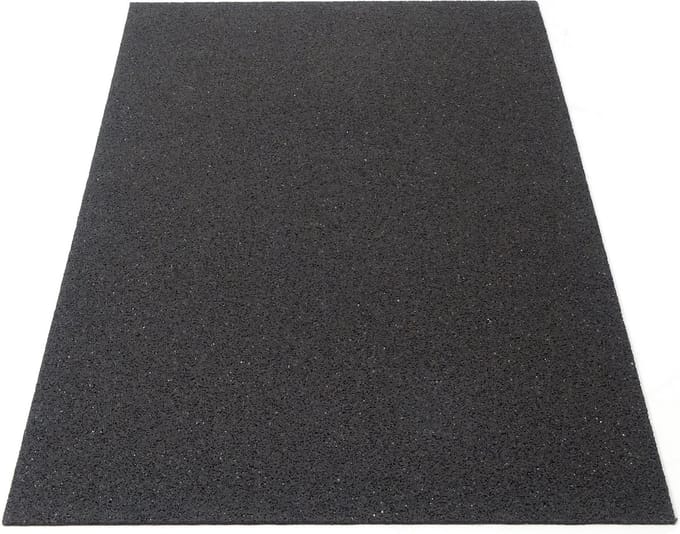 Hundos Antislip mat rubber 6 mm 116x77 x 0,8 cm voor Hondenbench maat XL