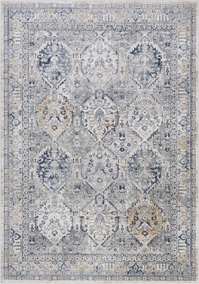 SURYA - CAMILLA Vintage Oosters LichtGrijs Tapijt