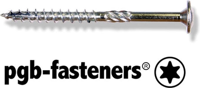 PFS - Flenskop - Tellerkop - houtschroef 8x80 Torx- 50 schroeven