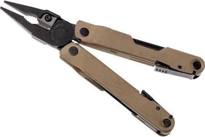 Leatherman Rebar® Multitool Coyote Tan – Robuuste Multitool Met Volledige Vergrendeling