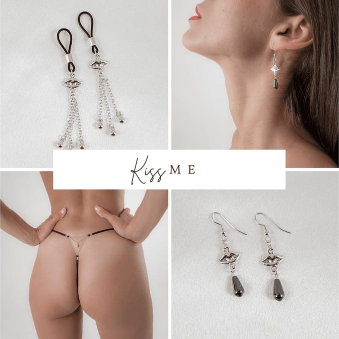 Sylvie Monthulé | Erotische Sieraden Set | Kiss me 2 Maat 54