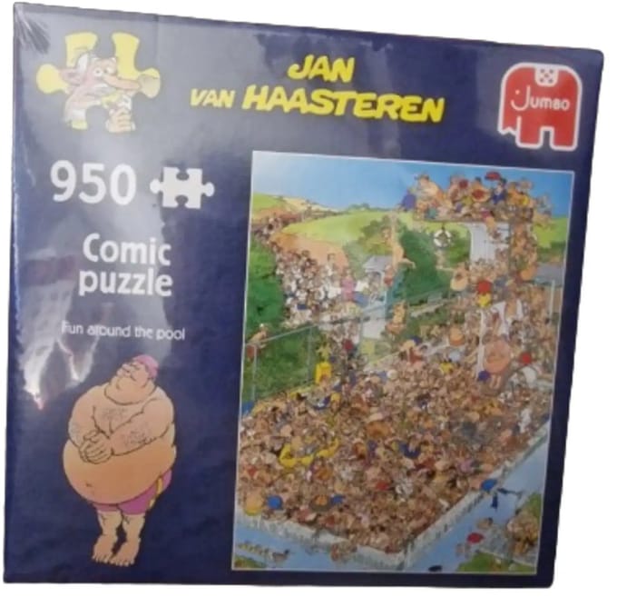 Jan van Haasteren Fun Around the Pool Puzzel 950 Stukjes