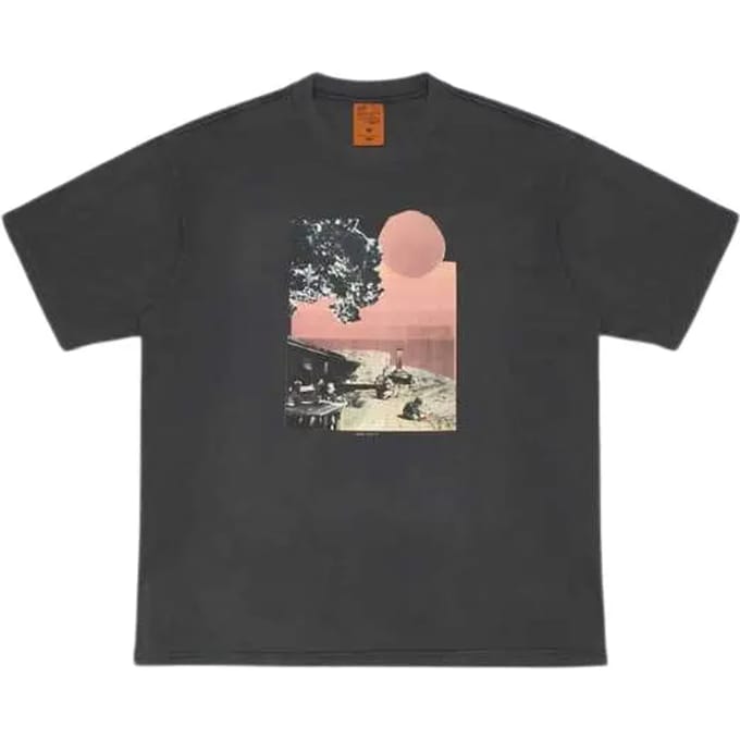 T-shirt Nudie Jeans Koffe Sunburns