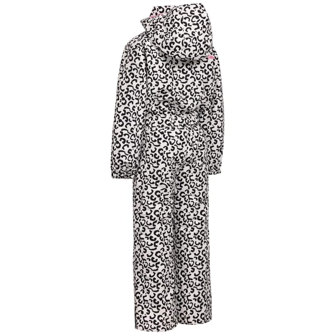 Trespass Heysen Leopard Print Skipak voor meisjes (Wit)