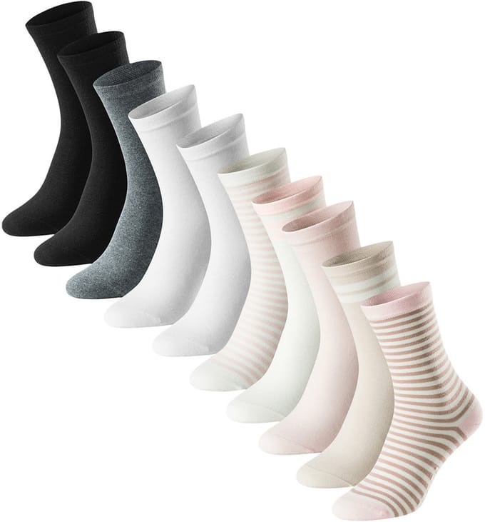 Schiesser Dames sokken 10 pack Bluebird