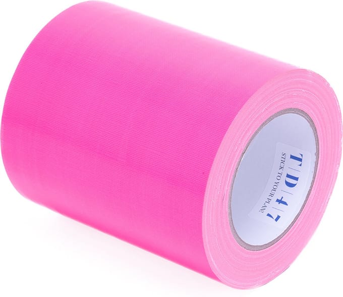 TD47 Gaffa Tape 150mm x 25m Fluor Roze