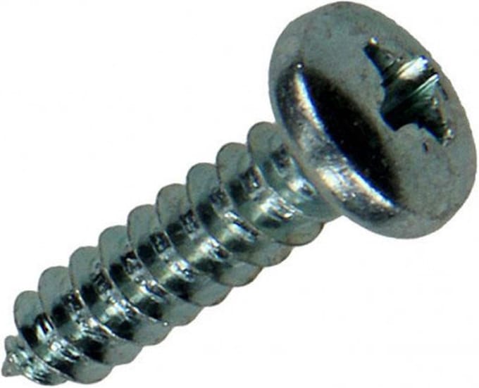 Zelftappende Schroef 14 Stuks Parkers. 4,8 X 19mm. lang. Verzinkt. sam.