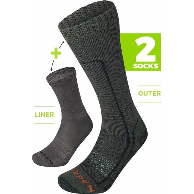 Merino wollen sokken Lorpen System Eco (x2)
