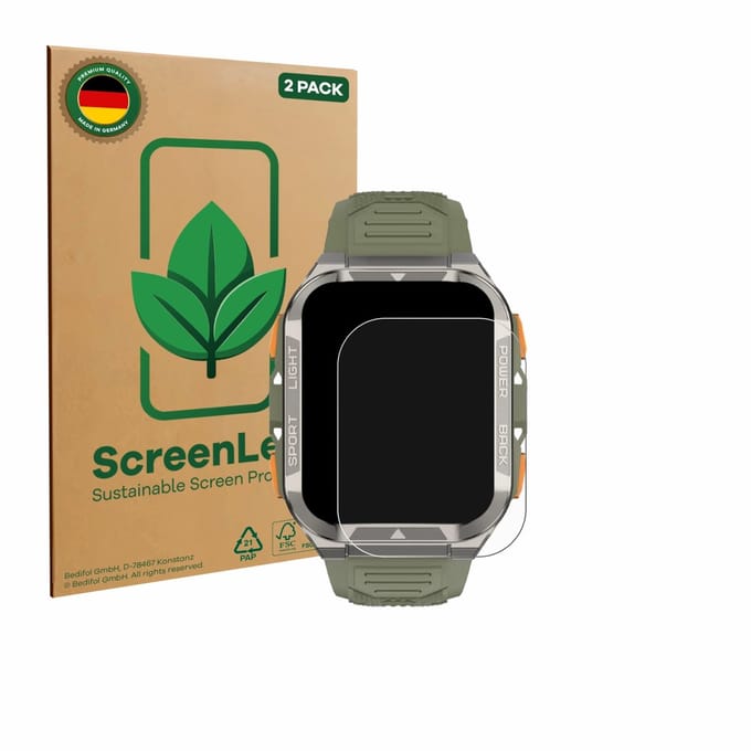 2 Stuks Screenprotector voor Blackview W80 Pro 1,91" - Hoogwaardige Beschermfolie transparant