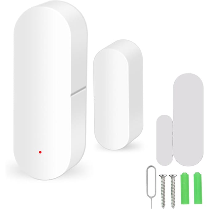 Slimme WiFi Deur Raam Open/Gesloten Sensor Detectoren Spraakbesturing voor Google Home voor Tuya white