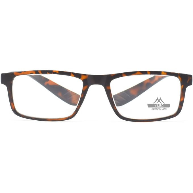 Montana MNR3A leesbril nekhanger Tortoise +1.00 - Rechthoekig - Lange poten