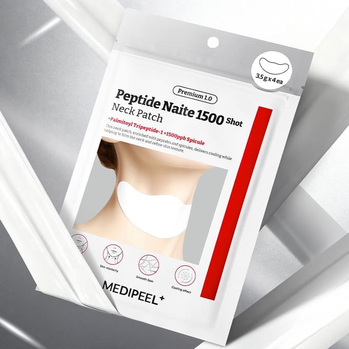 MEDIPEEL - Premium Peptide Naite 1500 Shot Neck Patch 1.0 3.5g x 4 patches