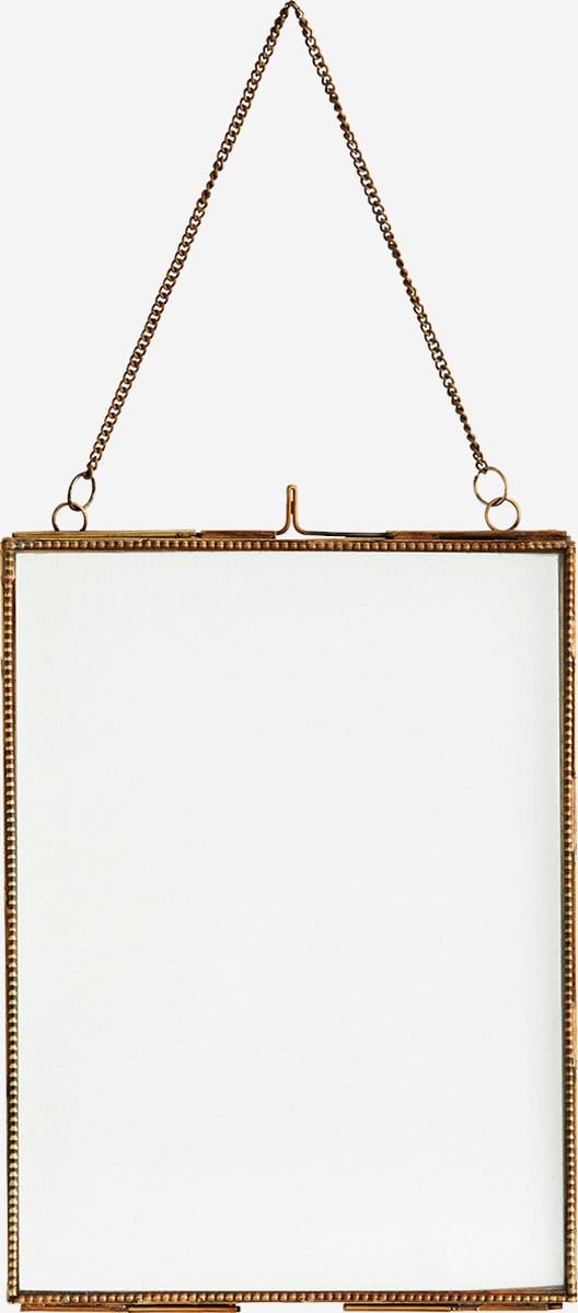 Madam Stoltz - hangende fotolijst - antiek messing - 15x20cm