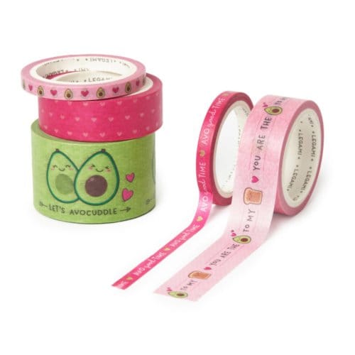 Legami avocado washi tape a 5 stuks