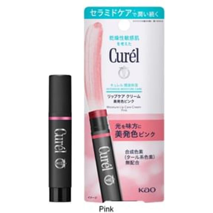 Kao - Curel Intensive Moisture Care Moisture Lip Care Color Cream Pink