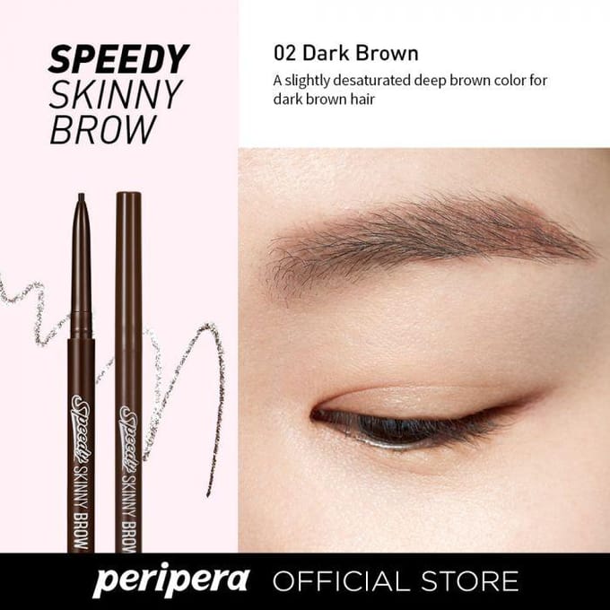 peripera - Speedy Skinny Brow - 9 Colors #02 Dark Brown