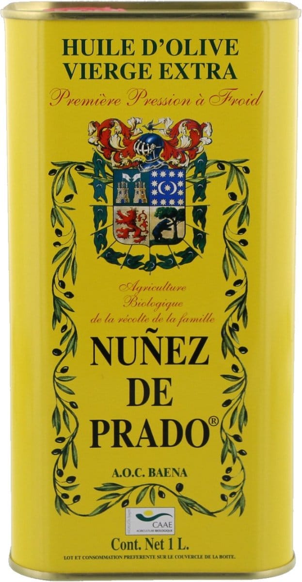 Nuñez de Prado Olijfolie extra vierge, BIO - Blik 1 liter