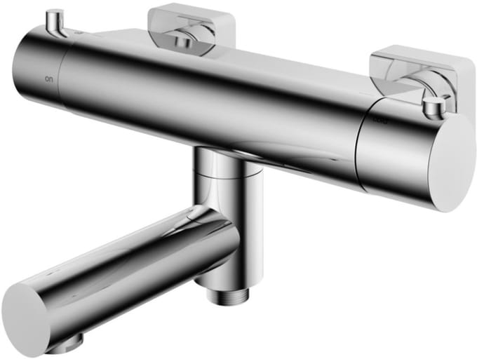 Hotbath Gal Thermostatische Badmengkraan met Wegdraaibare Omstel Uitloop - Chroom