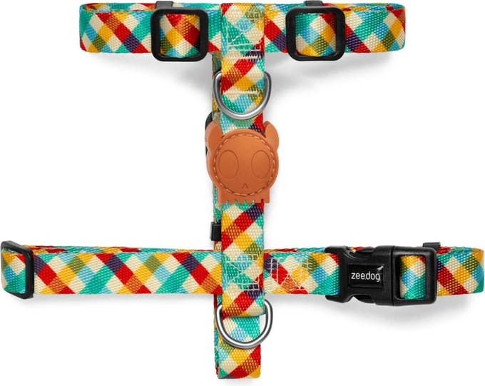 Zee.Dog H-Harnas Phantom Multi-Color - Hondentuig - 40-67x62-107x2.5 cm