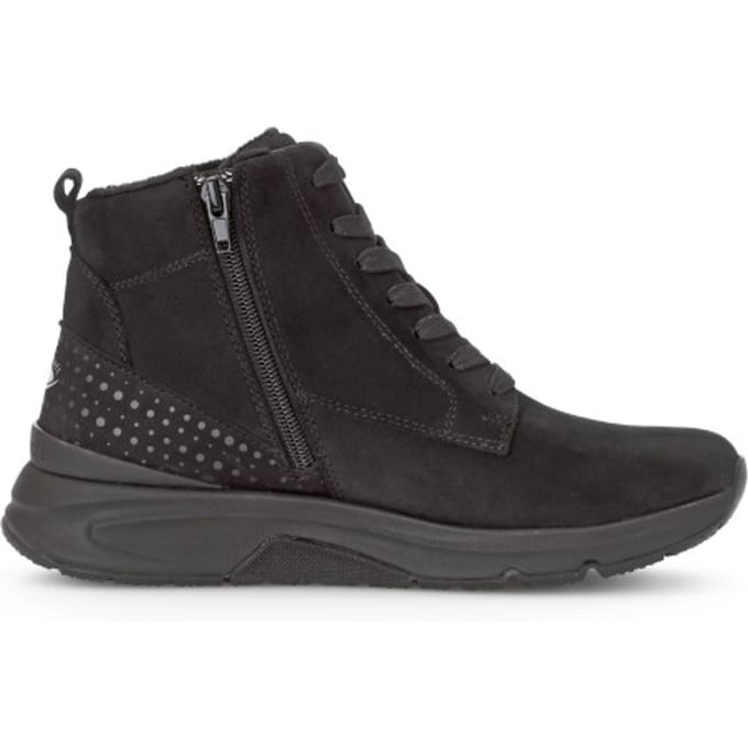 Gabor rollingsoft sensitive 56.885.47 - dames rollende wandelsneaker - Zwart - maat 35.5 (EU) 3 (UK)