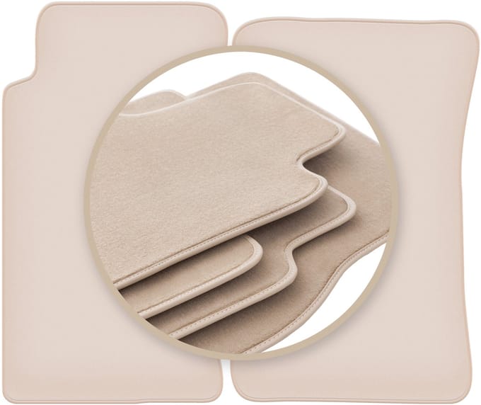 PREMIUM beige matten voor: Mazda MX-5 I cabriolet 1989-1998