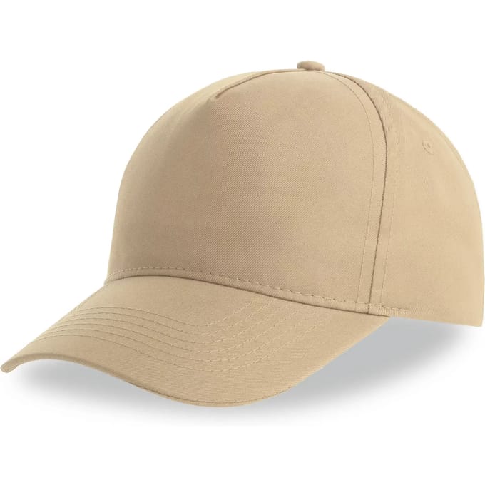 Atlantis Headwear Recy Five Cap AT112 - Khaki - One size