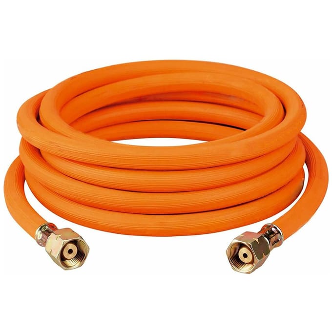 Slang voor het aansluiten van een gasfles, 2 x G3/8 L koppelingen - 2m