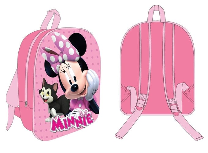 Minnie Mouse 3D Rugtas - Disney Rugzak Roze - Schooltas