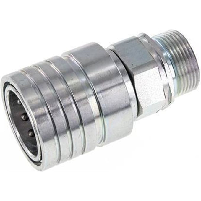 Stalen DN 25 Hydraulische Koppeling Snelkoppeling 25 mm S Knelring ISO 7241-1 A/8434-1 D 34.3mm