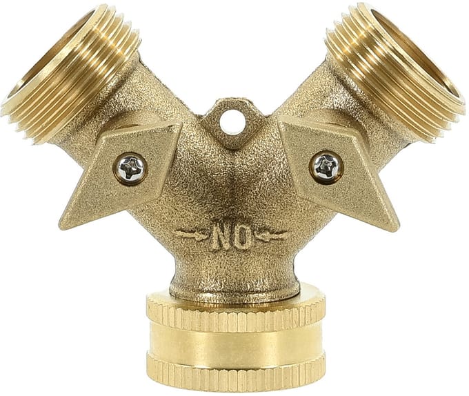 Aqualogis - Messing Driewegklep - 3/4 Inch