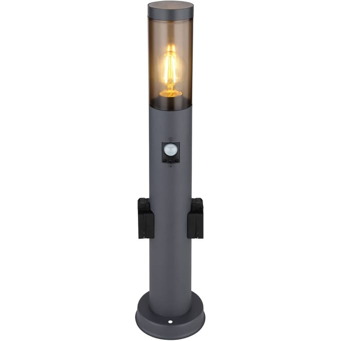 Globo - vloerlamp - Boston - antraciet - metaal - Ø 13cm - E27 - 3158SAKS