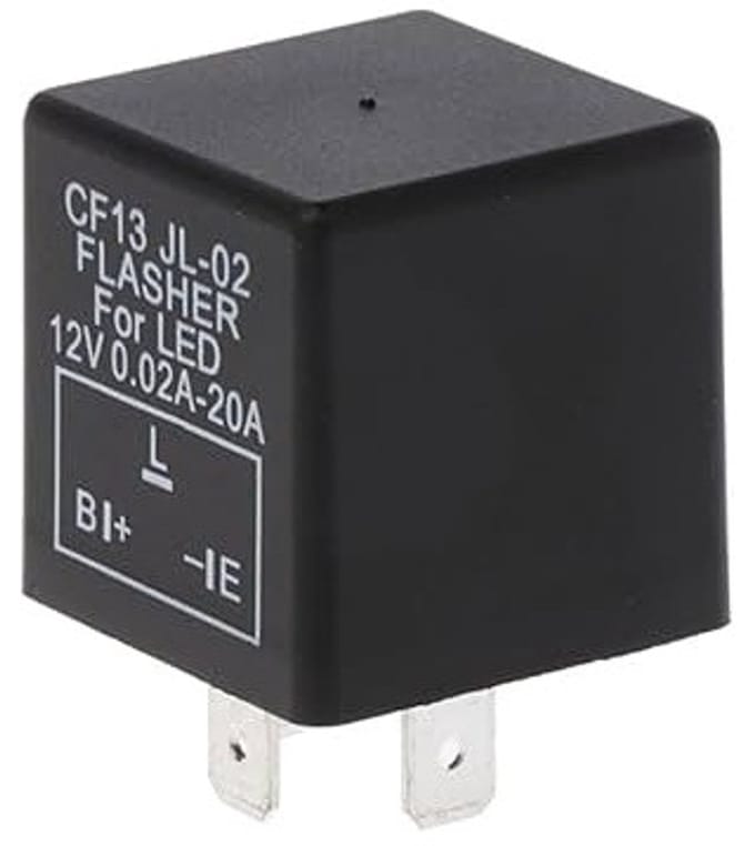 Knipperlicht relais CF13 - 3 pin 12V - 0.02A - 20A