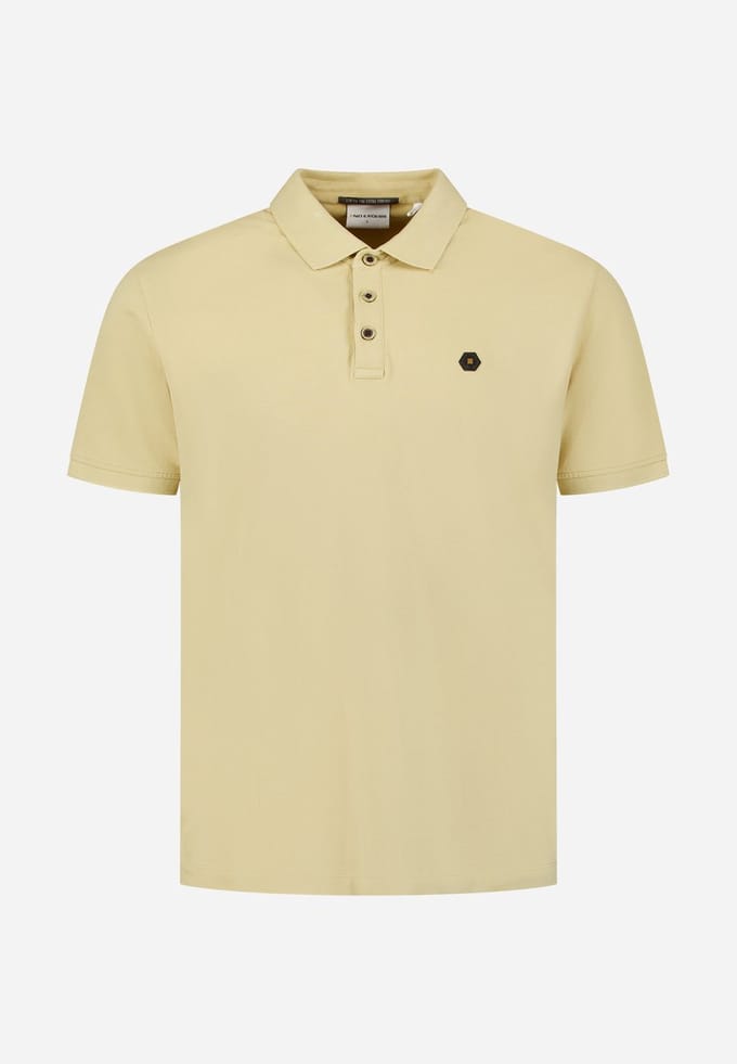 No Excess Polo short sleeve basic yellow