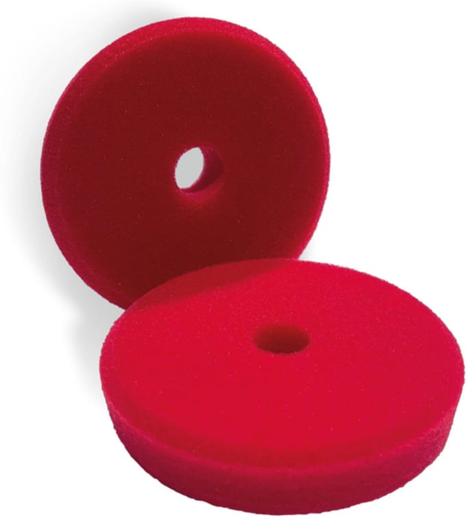 Autochem Thermopad Polijstpad - Red Heavy Cut 125/138 - Duo