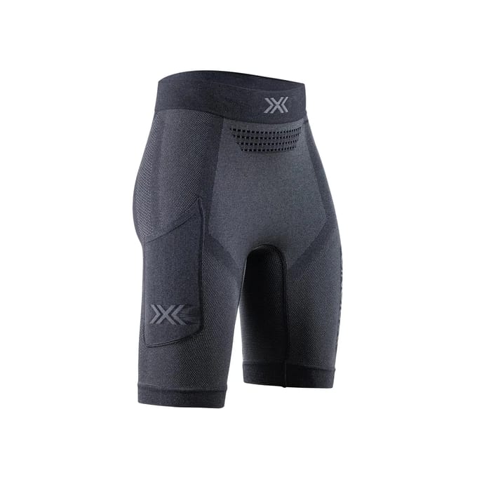 X-Bionic Xceed Run Korte Hardlooptight Dames X Black/Rhino Grey - Maat L