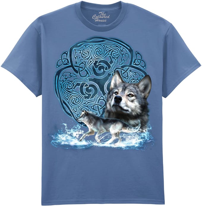 Celtic Wolf The Coloured House T-shirt M