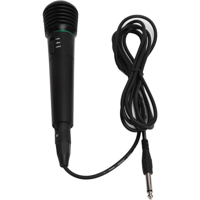 Handmicrofoon Dynamisch Bekabeld en Draadloos 2-in-1 Karaoke Microfoon voor Thuis Zingen