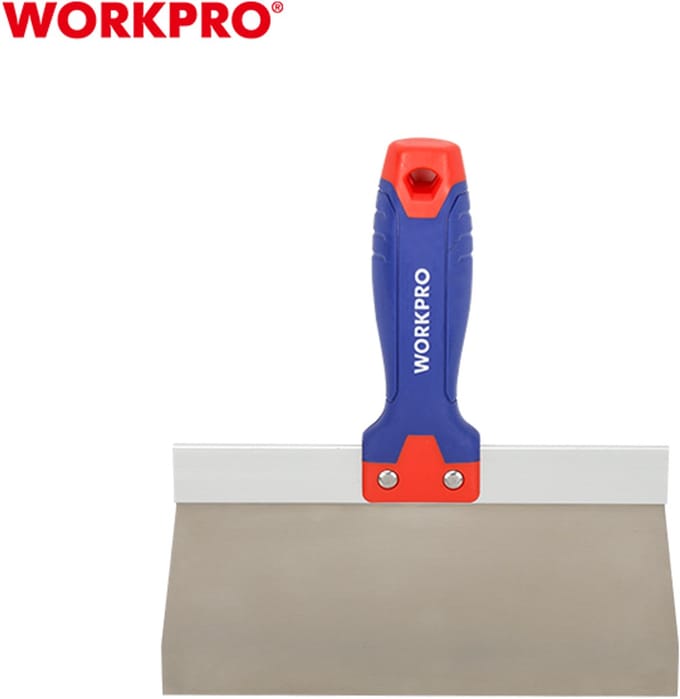 WORKPRO WP321034 Afstrijkmes RVS 300 mm softgrip handvat