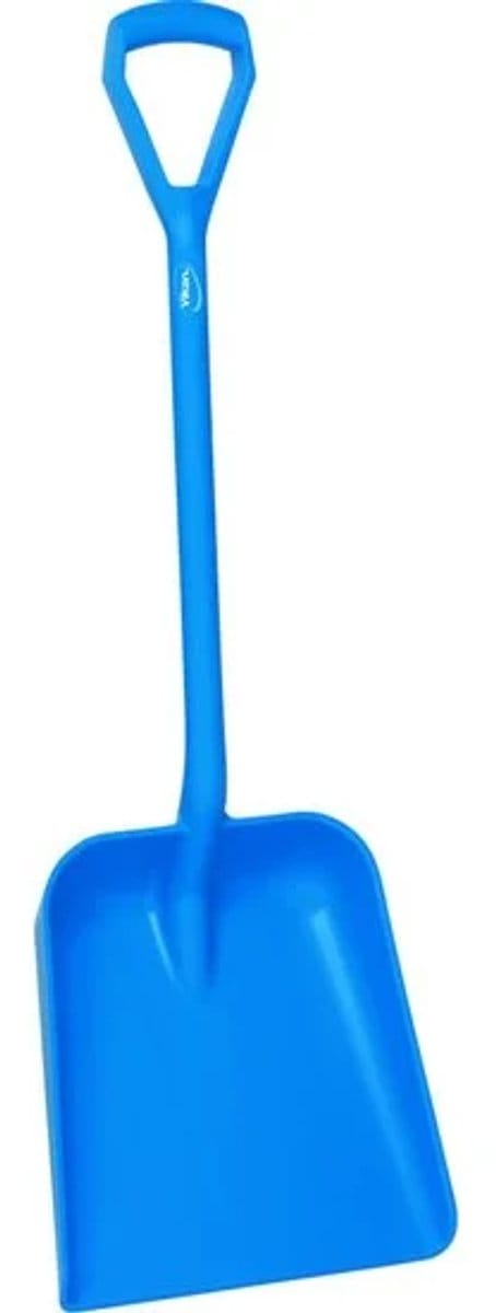 Schep | Schop | Blauw | D-Greep | Groot blad | Vikan | Hygiëne | Food