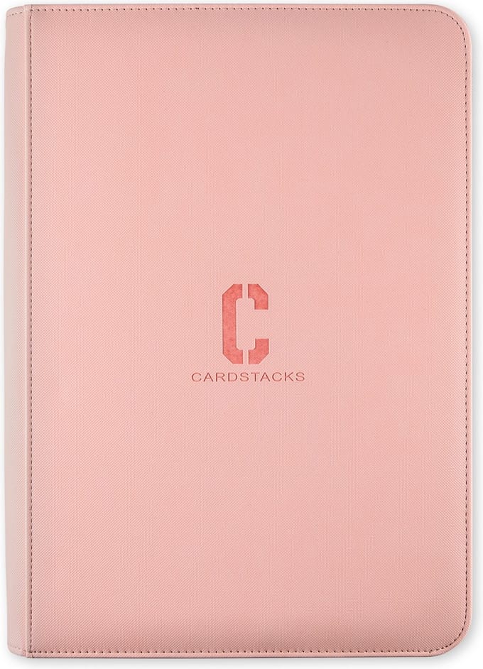 Cardstacks - Zippered Pro Binder 9 Pocket - Roze verzamelmap