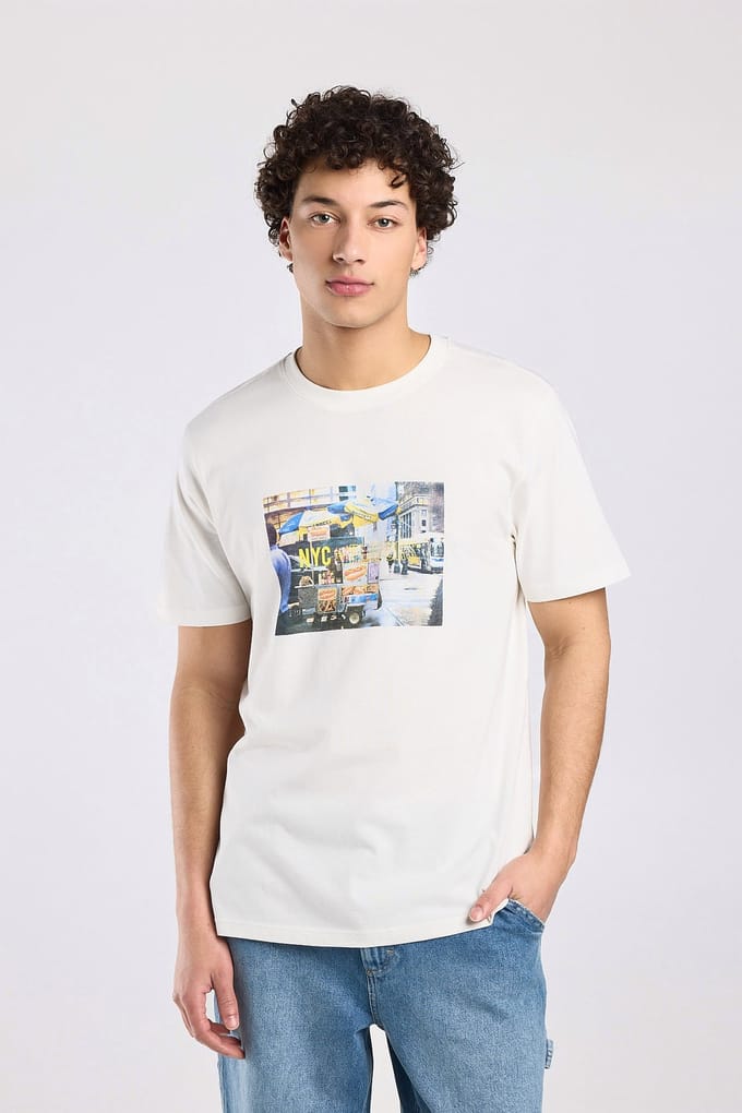 America Today Edson Ecru Taglia: S | Magliette basic Outlet | Uomo | Marrone